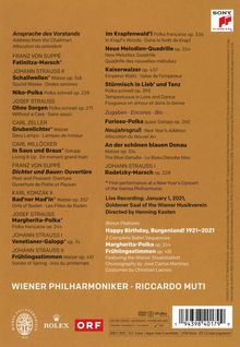 Neujahrskonzert 2021 der Wiener Philharmoniker, DVD