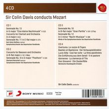 Wolfgang Amadeus Mozart (1756-1791): Colin Davis conducts Mozart, 4 CDs