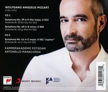 Wolfgang Amadeus Mozart (1756-1791): Symphonien Nr.39-41, 2 CDs