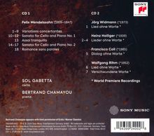 Sol Gabetta &amp; Bertrand Chamayou - Mendelssohn / Holliger / Rihm / Widmann / Coll, 2 CDs