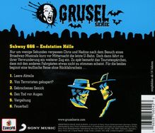 Gruselserie 10. Subway 666-Endstation Hölle, CD