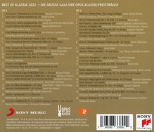 Best of Klassik 2023 - Die große Gala der Opus Klassik-Preisträger, 2 CDs