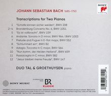 Duo Tal &amp; Groethuysen - J. S. Bach (Transkriptionen für 2 Klaviere), CD