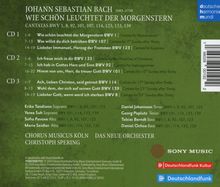 Johann Sebastian Bach (1685-1750): Kantaten BWV 1,8,92,101,107,114,123,133,139, 3 CDs