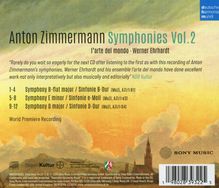 Anton Zimmermann (1741-1781): Symphonien Nr. 6 D-Dur, Nr. 8 B-Dur, e-moll, CD