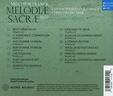 Melchior Franck (1580-1639): Melodiae Sacrae 1607 (Motetten), CD