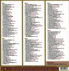 DISCS 1-8: Songtitel und Aufnahmeorte/-jahre werden gelistet, u.a. NYC, Montreal, London, 1961-1963. Enthält Dialoge und Live-Versionen.