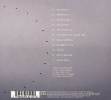 Titelliste mit 11 Songs, darunter "Everblack", "BlüGod", "Neversleep". Grauer Hintergrund, schwarze Punkte links.