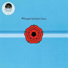 "Special 15-Track, 2LP Edition on Baby Blue Vinyl" steht in einem Sticker. Das Bild zeigt eine rote Blume auf hellblauem Hintergrund.