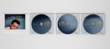 „PETER ALEXANDER 100, Seine großen Erfolge & mehr“. Drei CDs in Hüllen, links ein Cover mit Kopfporträt.