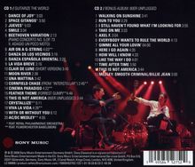 CD 1 enthält Instrumentalstücke wie "Dance of Joy", CD 2 bietet 80er Hits unplugged wie "Walking on Sunshine".