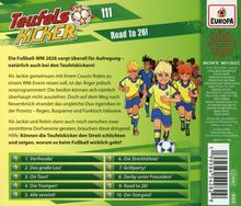 "Die Fußball-WM 2026 sorgt überall für Aufregung – natürlich auch bei den Teufelskickern!" darunter sind Fußballer.