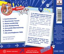 TKKG Junior: 1. Geschenkesuche 2. Täuschender Tausch 3. Höchst verdächtig! Gesamtspielzeit: ca. 44 Minuten.