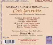 Wolfgang Amadeus Mozart (1756-1791): Cosi fan tutte, 2 CDs