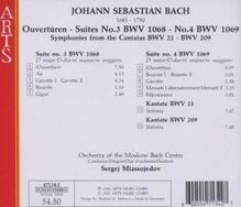 Johann Sebastian Bach (1685-1750): Orchestersuiten Nr.3 &amp; 4, CD