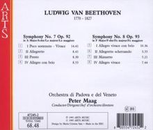 Ludwig van Beethoven (1770-1827): Symphonien Nr.7 &amp; 8, CD