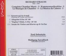 Richard Strauss (1864-1949): Kammermusik Vol.5, CD
