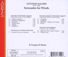 Antonio Salieri (1750-1825): Serenaden für Bläser, CD