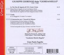 Giuseppe Giordani (1751-1798): Le Tre Ore di Agonia di N.S.Gesu Cristo, CD