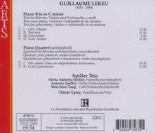 Guillaume Lekeu (1870-1894): Klaviertrio c-moll, CD