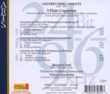 Saverio Mercadante (1795-1870): Flötenkonzerte D-dur,E-dur,e-moll, CD