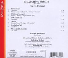 Gioacchino Rossini (1792-1868): Opera Concert, CD