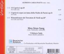 Alfredo Piatti (1822-1901): Capricci op.25 Nr.1-12 f.Cello solo, CD