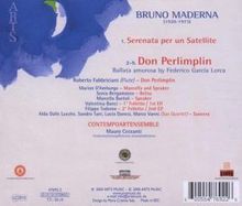 Bruno Maderna (1920-1973): Don Perlimplin (Ballata amorosa), CD
