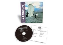 "Who's Next" von The Who; CD mit Trackliste, japanischer Text; Landschaft mit vier Personen und Monolith.