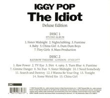 Iggy Pop: The Idiot (Deluxe Edition), 2 CDs