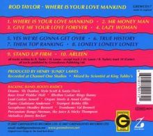Rod Taylor: Where Is Your Love Mank, CD