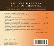 Svjatoslav Richter - RIchter Rarities with Orchestra, CD