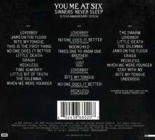 You Me At Six: Sinners Never Sleep (10th Anniversary Edition), 3 CDs