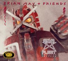 Brian May: Star Fleet Sessions (40th Anniversary 2023 Mix) (Deluxe Box) (LP: 180g / Red Vinyl), 2 CDs, 1 LP und 1 Single 7"