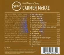 Carmen McRae (1920-1994): Great Women Of Song, CD