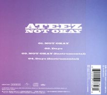 Ateez: Not Okay (Limited Edition A), 1 Maxi-CD und 1 Buch