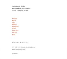 Colin Vallon (geb. 1980): Samares, CD