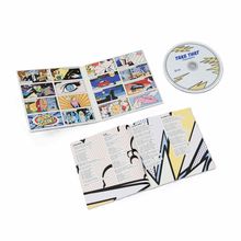 CD von "Take That" mit dem Titel "Dreams". Illustration mit Comic-Stil. Texte und Liedtexte in einem Booklet.