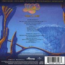 Albumtitel "From a Page" mit Liedern wie "To the Moment", "The Gift of Love". Bunte, surreale Landschaft.