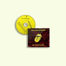 Auf der CD steht "ROLLING STONES" und "IN THE STARS". Das Cover zeigt das Rolling Stones Zungen-Logo auf schwarzem Hintergrund.