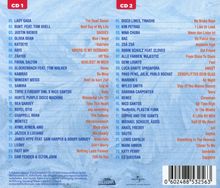 Links steht die Trackliste von CD 1, rechts die von CD 2. Jede Liste hat 24 Titel mit Künstlernamen.
