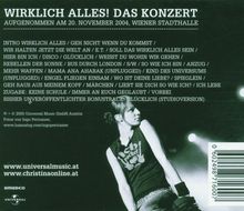 Christina Stürmer: Wirklich Alles!: Live in der Wiener Stadthalle 2004, 2 CDs