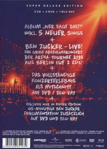Ben Zucker: Wer sagt das?! Zugabe! (Super Deluxe Edition), 3 CDs, 2 DVDs und 1 Blu-ray Disc