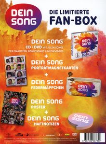 Dein Song 2020 (Die limitierte Fanbox), 1 CD, 1 DVD und 1 Merchandise
