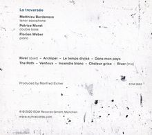 Matthieu Bordenave, Patrice Moret &amp; Florian Weber: La Traversee, CD