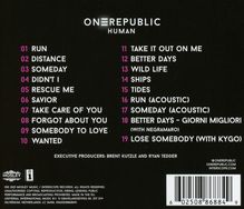 OneRepublic: Human (Deluxe Edition), CD