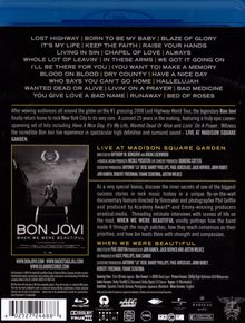 Bon Jovi: Live At Madison Square Garden, Blu-ray Disc