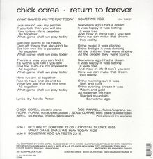 Chick Corea (1941-2021): Return To Forever, LP