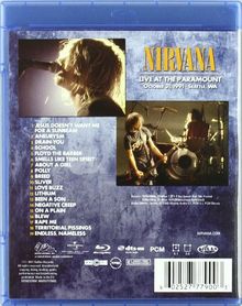 Nirvana: Live At The Paramount, Blu-ray Disc