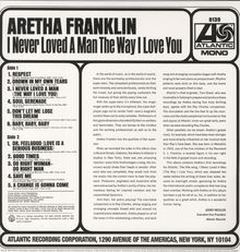 Aretha Franklin: I Never Loved A Man The Way I Love You (180g) (Limited Edition) (mono), LP